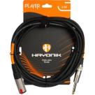 Cabo Extensor Hayonik Player P10 Fêmea x P10 Macho 5m Preto Cabo Extensor Hayonik Player P10 Fêmea x P10 Macho 5m Preto