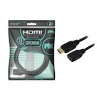 Cabo Extensor HDMI Macho X Fêmea Versão 2.0 3D 4K HDR 2 Metros Pix 018-9420