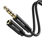 Cabo extensor P3 3,5mm Suporta Fone e Microfone Lapela 50cm