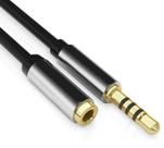 Cabo Extensor P3 4 Vias Para Headset Celular etc