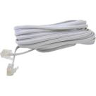 Cabo Extensor Para Telefone RJ11 4 Vias 2M Branco Storm - PCT / 10 Cabo Extensor Para Telefone RJ11 4 Vias 2M Branco Storm - PCT / 10