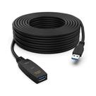 Cabo Extensor Repetidor USB 3.0 Ativo 10m 10 Metros Reforçado Macho Femea
