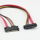 Cabo Extensor Sata Dados Energia 22 Pin 7+15 Macho P/ Fêmea