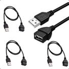 Cabo extensor USB 2.0 Macho Femea 1,80M Kit C/ 3 Unidades