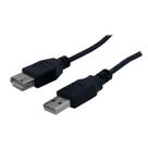 Cabo Extensor USB 2.0 MD9 AM/AF 3 Metros Cabo Extensor USB 2.0 MD9 AM/AF 3 Metros