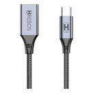 Cabo Extensor USB 2 Metros HREBOS CB-708C Preto Reforçado Alta Velocidade Turbo Dados e Carregamento