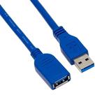 Cabo extensor usb 3.0 am/af 5m azul niquelado md9 Cabo extensor usb 3.0 am/af 5m azul niquelado md9