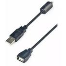 Cabo Extensor USB Macho x A Femea C/ Filtro X-Cell Preto - XC-M/F-5M 5 metros