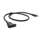 Cabo Extensor Usb Tipo C 3.1 50cm Para Painel Cabo Extensor Usb Tipo C 3.1 50cm Para Painel