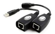 Cabo Extensor Usb via Rj45 Rede, F3, JC-AD-2RJ45 Cabo Extensor Usb via Rj45 Rede, F3, JC-AD-2RJ45