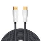 Cabo Fibra Óptica HDMI 2.1 8K 48Gbps HDR Nylon Trançado 40m