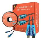 cabo fibra otica 2.0 4K 100 metros