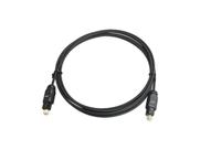 Cabo Fibra Ótica Para Áudio Toslink Preto 3 Metros