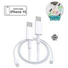 Cabo Fio Carregador Compativel De Iphone 15 16 Pró Max Tipo Trançado Turbo Branco
