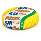 Cabo Fio Elétrico Sil Flexível de Cobre 4mm 50m Amarelo Cabo Fio Elétrico Sil Flexível de Cobre 4mm 50m Amarelo