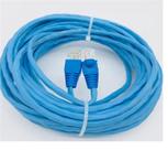 Cabo fio internet rede 10 metros azul CAT5E RJ45