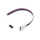 Cabo Fita Led Rgbw 5 Pinos Femea + Conector P5 - 5 unidades