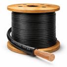 Cabo Flexível 1,5mm² Preto 750V Cobrecom Fio Elétrico 10m 20m 50m 100m TAMANHO:20 Metros