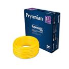Cabo Flexível 2,5mm 100m Superastic Flex 750V Amarelo Prysmian