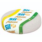 Cabo Flexível 6mm Atoxsil 450V/750V 100m Branco - SIL/CORFIO Cabo Flexível 6mm Atoxsil 450V/750V 100m Branco - SIL/CORFIO