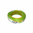 Cabo Flexível 750V 1,50mm² Verde/Amarelo Rolo 100Mts - Corfio