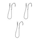 Cabo Flexivel Aco Anzol Super Cat Fish 12/0 200 Lbs Black Top Kit 3 Unidades