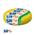 Cabo Flexível FlexSil 750V 4,00mm² Amarelo - Rolo 50m - SIL