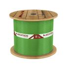 Cabo Flexível Megatron 2,5MMx1000M Bobina 750V Verde