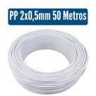Cabo Flexível PP Fio P/ Extensão 2x0,5mm Rolo com 100 ou 50 Metros Preto/Branco