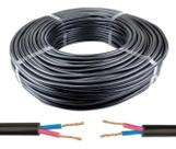 Cabo Flexível Reforçado PP 2x0,75mm Rolo Com 20 Metros PT Cabo Flexível Reforçado PP 2x0,75mm Rolo Com 20 Metros PT
