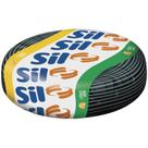 Cabo Flexsil de Cobre 2,5mm 750 Volts Preto com 100 Metros - 00003.018.002.1.06 - SIL