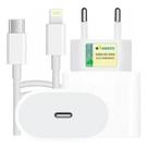 Cabo + Fonte Compatível com iPhone SE X Xr 11 12 13 14 Pro Plus Usb-C 20w