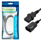 Cabo Força Extensor P/ Ligar Computador 2M 3X0,75Mm Preto 018-0189 - Green