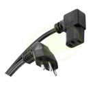 Cabo Força Tripolar C13 90º Original Samsung Monitor Tv LN22C450 LN26C450 LN32C530 LN32C450 LN32C550