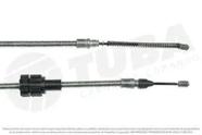 Cabo freio mao traseiro esquerdo 1575mm - tuba 8252 (fe314 efrari)