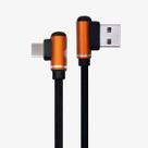 CABO GAMER LASH 90 GRAUS C20 TYPE-C X USB A 2.1Ah 1m PRETO 48.7275 OEX