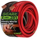 Cabo GEARit 8 AWG OFC Cobre 7,5m para Energia e Terra