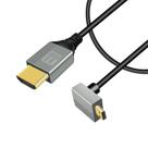 Cabo GELRHONR Micro HDMI de 90 graus para HDMI 8K @60Hz 0,5 m