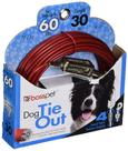 Cabo grande de 9 m com gravata para cães Leash Boss Pet Q3530 Cabo grande de 9 m com gravata para cães Leash Boss Pet Q3530