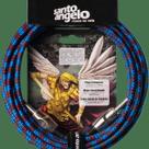 Cabo Guitarra Angel Tx 0,30 Mm P10/P10 90º 15Ft 4,57M Textil