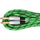 Cabo Guitarra P10 x P10 5m CBGU0004 Verde Têxtil Storm