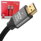 Cabo HDMI 2.0 10 Metros 4K Ultra HD 3D Tomate Conector Folheado a Ouro 24K Alta Velocidade TV Monitor