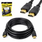 Cabo Hdmi 2.0 4k Blindado Gold 5 Metros Full HD Reforçado PC TV Monitor