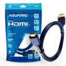 Cabo HDMI 2.0 4K Full HD Blindado 1m Aquário 4K01 Cabo HDMI 2.0 4K Full HD Blindado 1m Aquário 4K01