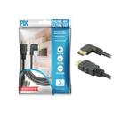 Cabo HDMI 2.0 - 4K HDR 19P - 30AWG - 5M - 90 Graus Cabo HDMI 2.0 - 4K HDR 19P - 30AWG - 5M - 90 Graus