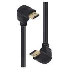 Cabo HDMI 2.0 4K ULTRA HD 3D Conexao ETHERNET Conectores 90* 2 Metros - H20B90-2