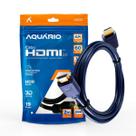 Cabo Hdmi 2.0 Aquário 4K02 4k 2 Metros 3D 19 Pinos