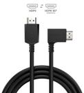 Cabo HDMI 2.0 CONEC.90º Horizontal - Preto - 2 Metros - PH90H-2