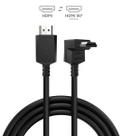 Cabo HDMI 2.0 CONEC.90º Vertical - Preto - 3 Metros - PH20-3V-C