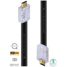Cabo Hdmi 2.0 Flat 4k Com Conector Desmontável - 5 Metros - H20fl-5